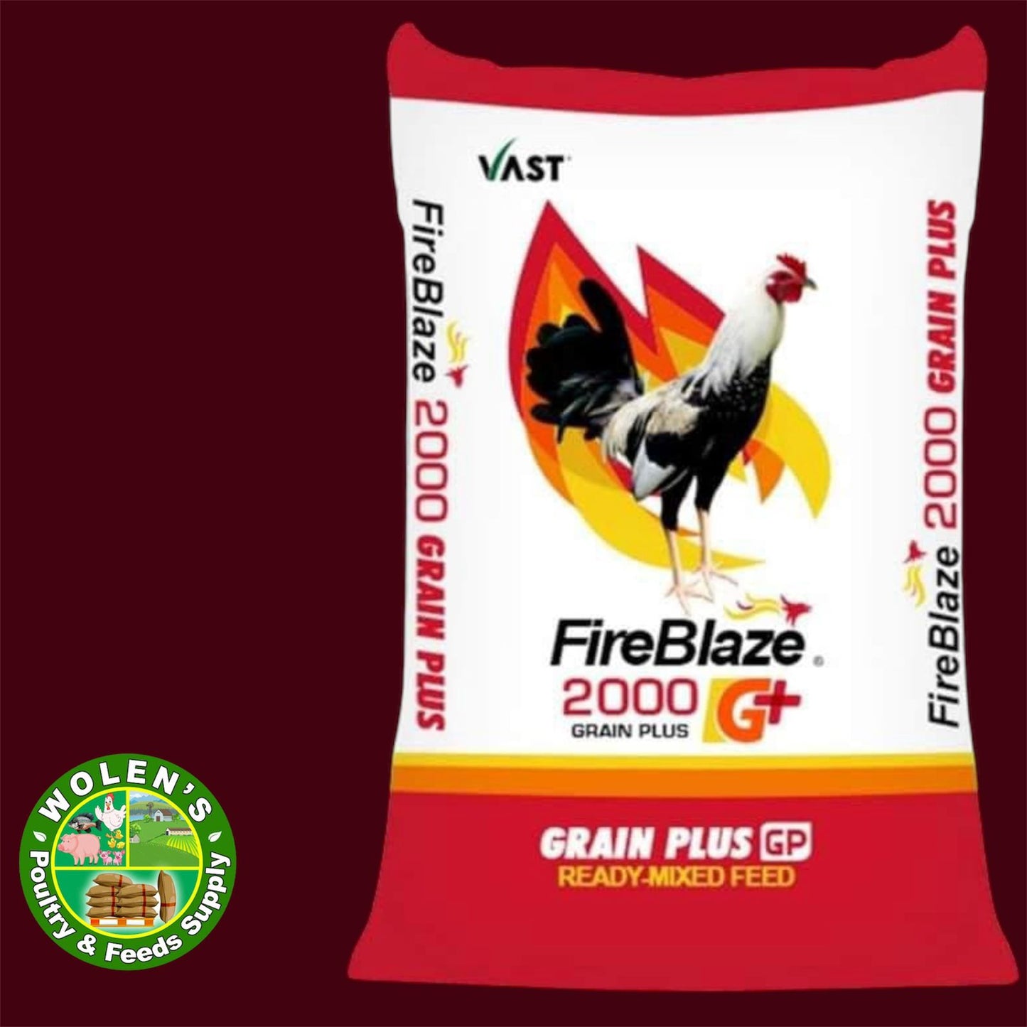 FireBlaze 2000 G+ - Grain Plus Ready-Mixed Feed 50 kg