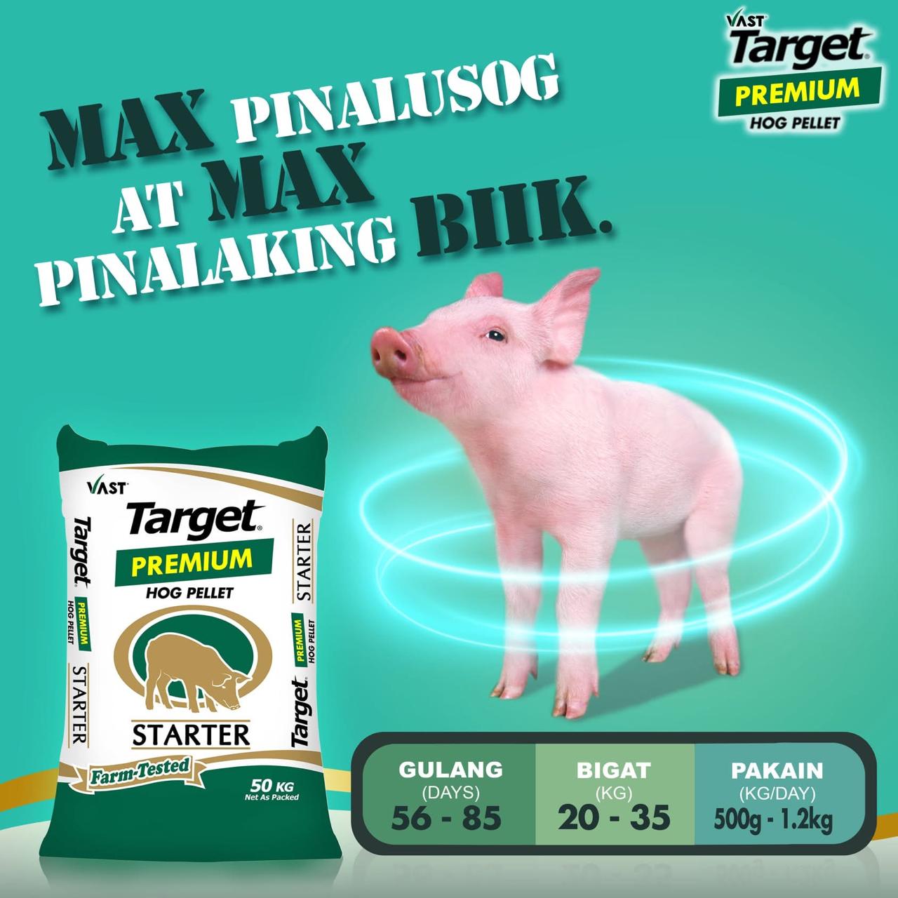 Vast Target Premium Hog Starter Pellet
