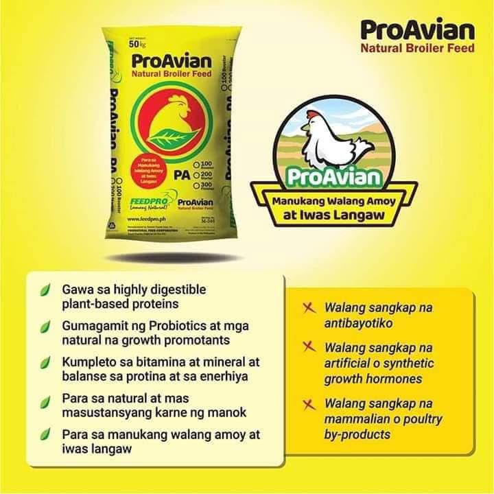 Feedpro ProAvian Natural Broiler Feeds - Booster / Starter / Finisher