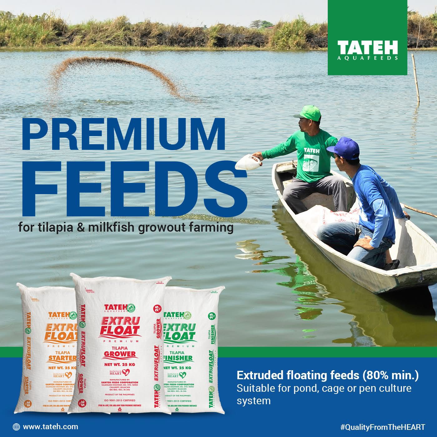 Tateh ExtruFloat Starter / Grower / Finisher