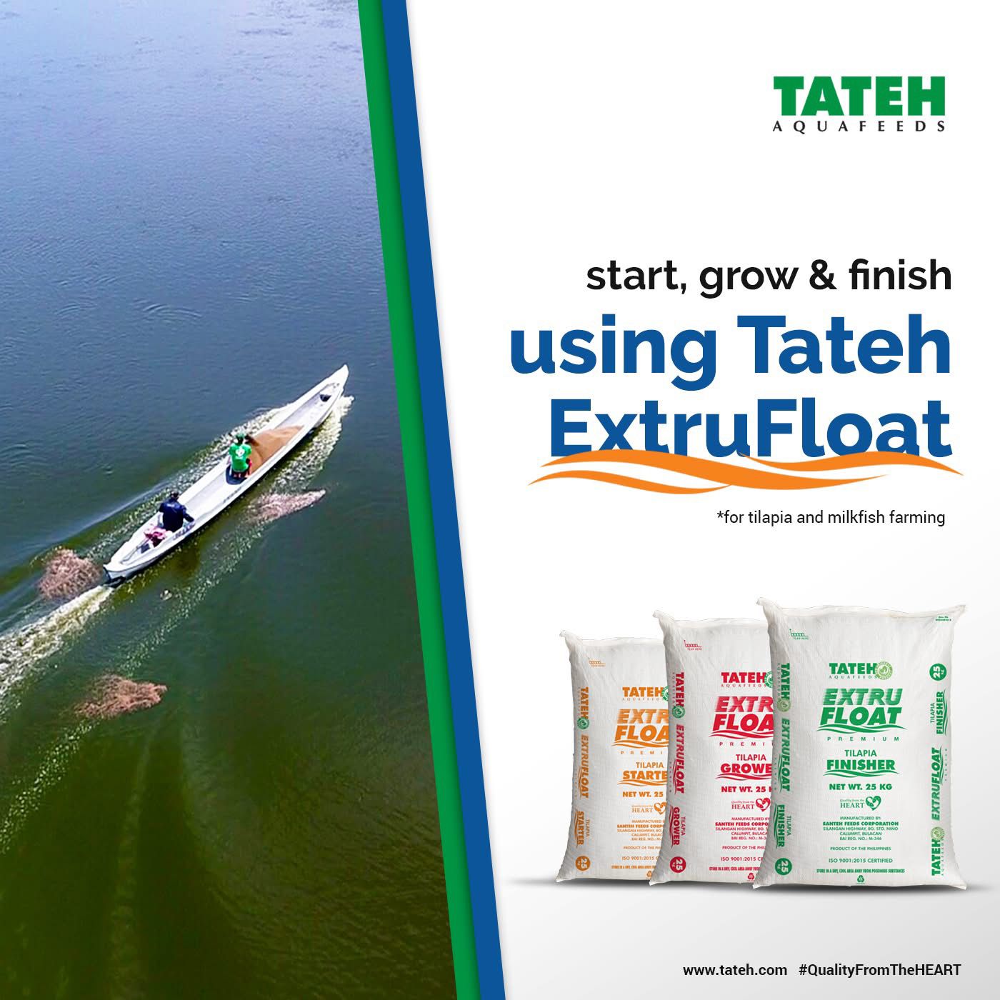 Tateh ExtruFloat Starter / Grower / Finisher